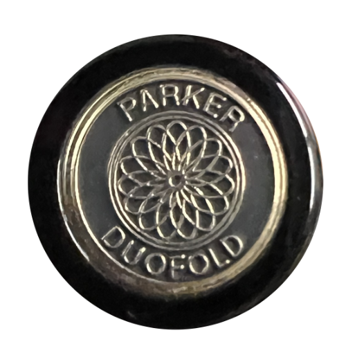 Parker Duofold Centennial crown decal spirograph gold